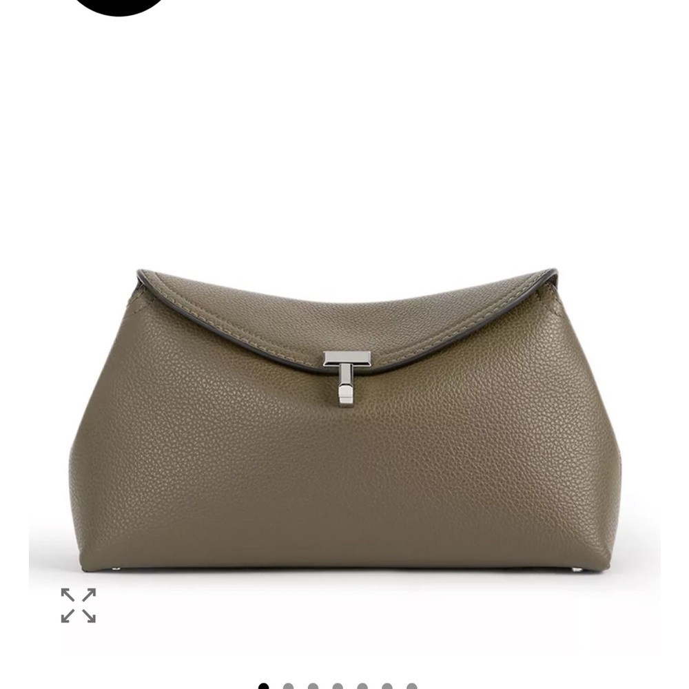Toteme T-lock convertible clutch.